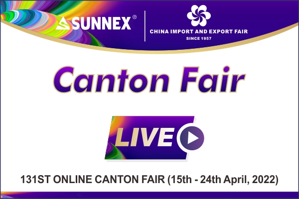 131st Canton Fair İsti məhsullar SUNNEX-in video cədvəlini göstərir!