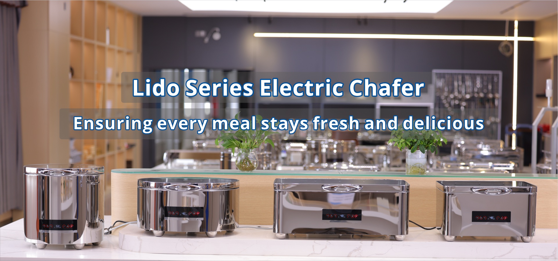 Sunnex Yeni Chafing Dish - Lido seriyası